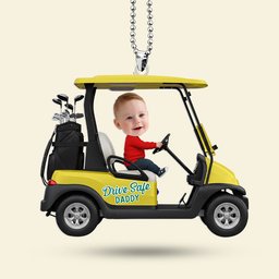 Drive Safe Car Ornament - Custom Photo Gifts For Dad – view 2