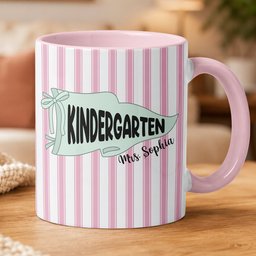 Pennant Design Teacher Back To School Gift - Personalized Mug – view 2