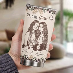 The Sister Of My Soul Friendship Thankyou Gifts - Turn Your Photo Into Art - Personalized Tumbler – view 4