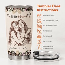The Sister Of My Soul Friendship Thankyou Gifts - Turn Your Photo Into Art - Personalized Tumbler – view 6