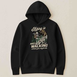 Hiking Is Just Walking Where You Might Die - Personalized Shirt – view 6