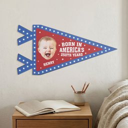 Born In America's 250th Years - Personalized Pennant – view 4