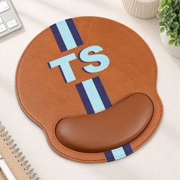Shadow Monogram Letter Name - Personalized Mouse Pad – view 2