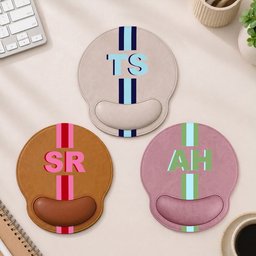 Shadow Monogram Letter Name - Personalized Mouse Pad – view 6