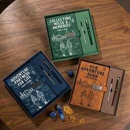 Our Adventure Book - For Camping, Hiking Couples - Personalized Notebook Set – view 2