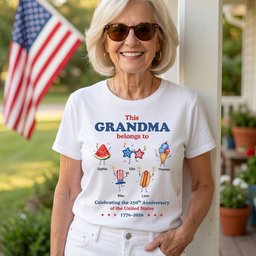 250th Anniversary Family Shirt For Mom, Dad, Grandpa, Grandma - Personalized Shirt – view 4