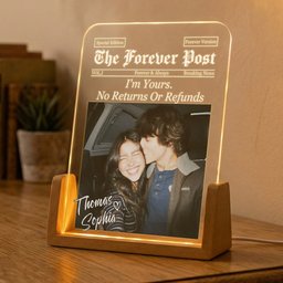 Custom Couples Photo, Boyfriend, Girlfriend, Husband, Wife Valentines Day, Anniversary Gifts - Personalized Night Light – vie