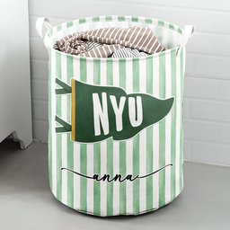 Custom School Pennant Flag - Personalized Basket – view 5