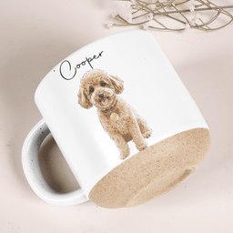 Gift For Pet Lovers Custom Pet Portrait Watercolor - Personalized Mug – view 5