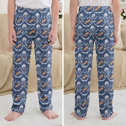 Custom Name Gift For Hockey Son, Hockey Lover - Personalized Lounge Pants – view 6