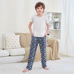 Custom Name Gift For Hockey Son, Hockey Lover - Personalized Lounge Pants – view 4