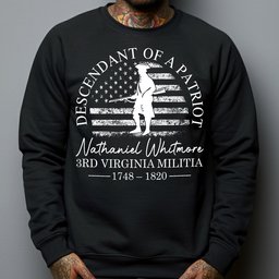Descendant Of A Patriot Family History - Personalized Shirt – view 4