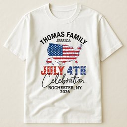 Happy Independence Family Matching Shirt - Personalized Shirt