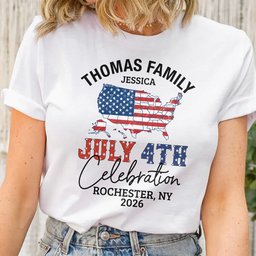 Happy Independence Family Matching Shirt - Personalized Shirt – view 2