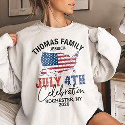 Happy Independence Family Matching Shirt - Personalized Shirt – view 5