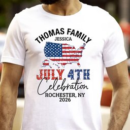Happy Independence Family Matching Shirt - Personalized Shirt – view 3