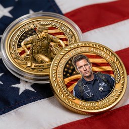First Responders Police Officers Nurses Firefighters & Emts - Personalized Coin – view 8
