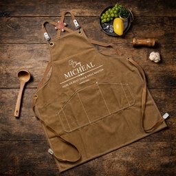 Grill Master: The Man, The Myth, The Legend,Father's Day Gift For Dad, Husband - Personalized Apron – view 2