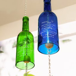 Those We Love Don't Go Away Remembrance Gift For Loss - Personalized Wind Chime – view 2
