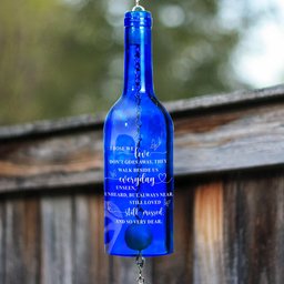 Those We Love Don't Go Away Remembrance Gift For Loss - Personalized Wind Chime – view 7