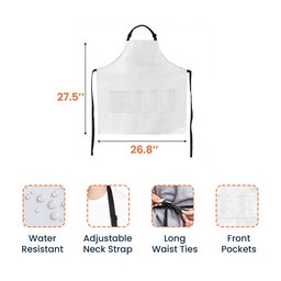 The Grillfather Custom Name Striped Pattern Father's Day Gift For Dad, Husband - Personalized Apron – view 5