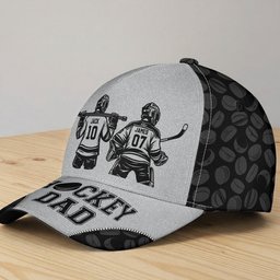 Father's Day Gifts, Hockey Dad, Grandpa - Personalized Cap – view 2