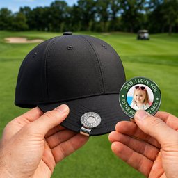 Best Dad By Par - Personalized Golf Ball Marker – view 4