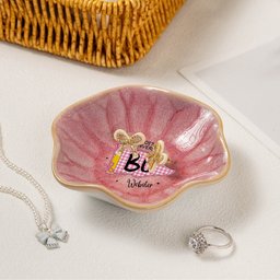 Custom School Pennant - Personalized Jewelry Dish – view 3