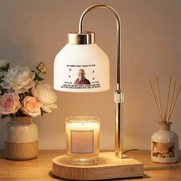 My Mind Still Talks To You Custom Photo Memorial Gift - Personalized Candle Warmer – view 4