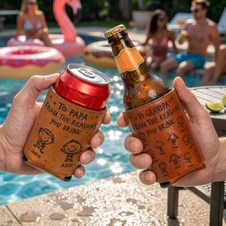 To Dad From The Reasons You Drink - Personalized Can Cooler – view 2
