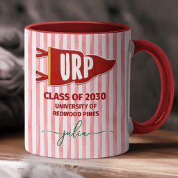 Custom School Pennant Flag - Personalized Mug – view 2