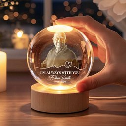 I'm Always With You Memorial Remembrance Gift - Personalized Night Light – view 5