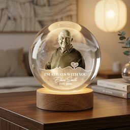 I'm Always With You Memorial Remembrance Gift - Personalized Night Light – view 2