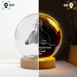 I'm Always With You Memorial Remembrance Gift - Personalized Night Light – view 4