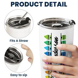 Teacher Custom Name Appreciation End Of Year Gift - Personalized Tumbler – view 6