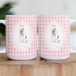 Custom Pet Portrait Watercolor New Version Gift For Dog Lover, Cat Lover - Personalized Mug – view 5