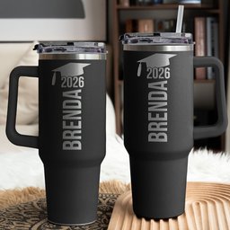 Graduation Gift Custom Name & Year - Personalized 40oz Tumbler – view 2
