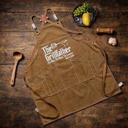 Funny Embroidered Apron For Dad, Anniversary, Father's Day Gifts - Personalized Apron – view 2