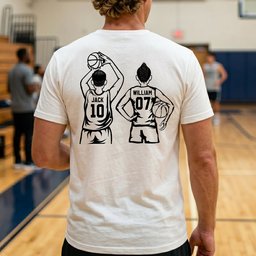 Basketball Dad, Daddy, Grandpa - Personalized Shirt – view 5