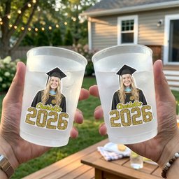 Graduation Custom Face And Name - Personalized Cups – view 4