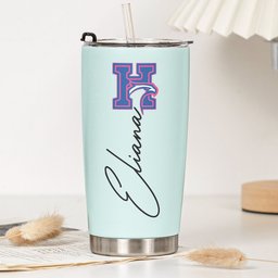 School Logo, High School Logo, Club Logo Graduation Photo - Personalized Tumbler – view 6