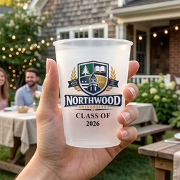 School Logo Custom Photo Graduation Party - Personalized Cups – view 4