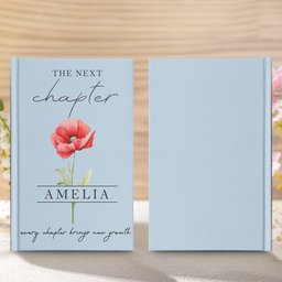 The Next Chapter Journal Custom Name Flower - Personalized Journal – view 6