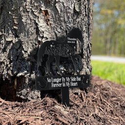 Forever In Our Hearts Horse Name Keepsake Memorial Stake - Personalized Garden Stake – view 4