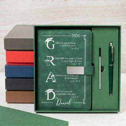 Graduation Motivation God Has Great Plans For You - Personalized Notebook Set – view 6
