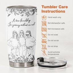 Custom Photo Cup Gift For Friends, Soul Sisters - Personalized Tumbler Cup – view 6