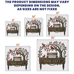Memorial Stake Cardinal Remembrance Gift - Personalized Garden Stake – view 7