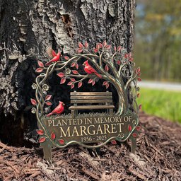 Memorial Stake Cardinal Remembrance Gift - Personalized Garden Stake – view 3