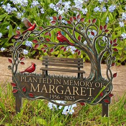 Memorial Stake Cardinal Remembrance Gift - Personalized Garden Stake – view 4