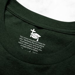 Christian Graduation Gift With Motivational Message For Son/Daughter - Personalized Shirt – view 5